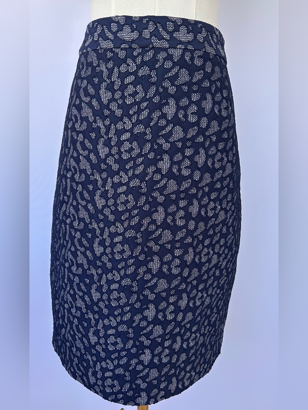 Banana Republic Women’s‎ Jacquard Abstract Animal Print Pencil Skirt Size 10
